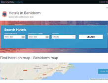Tablet Screenshot of benidormhotels.net